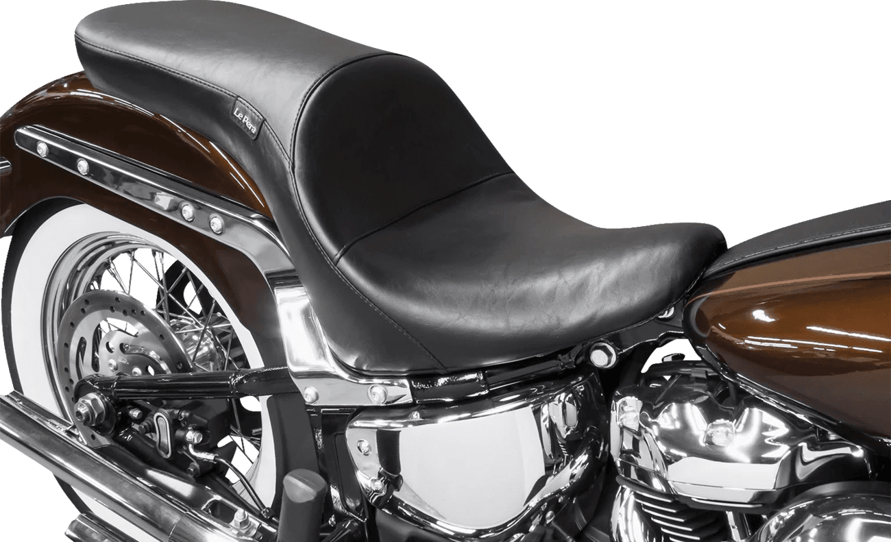 LE PERA 0802-1470 Maverick Seat - Smooth - Black - FXLR/FLSB '18-'23