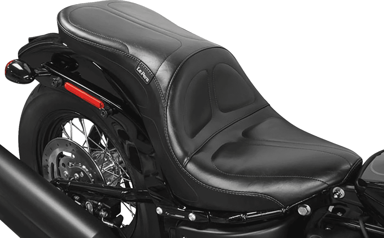 LE PERA 0802-1471 Maverick Seat - Stitched - Black - FL/FX '18-'25