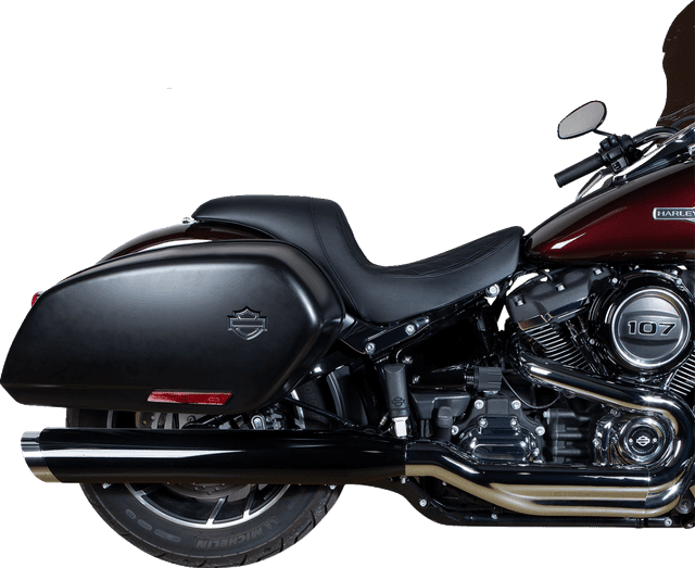 DRAG SPECIALTIES SEATS 0802-1517 Predator Seat - Double Diamond w/ Black Sitching - Vinyl - FLSB/FXLR '18-'23 — image 3 of 4
