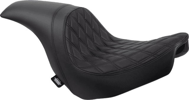 DRAG SPECIALTIES SEATS 0802-1517 Predator Seat - Double Diamond w/ Black Sitching - Vinyl - FLSB/FXLR '18-'23 — image 1 of 4
