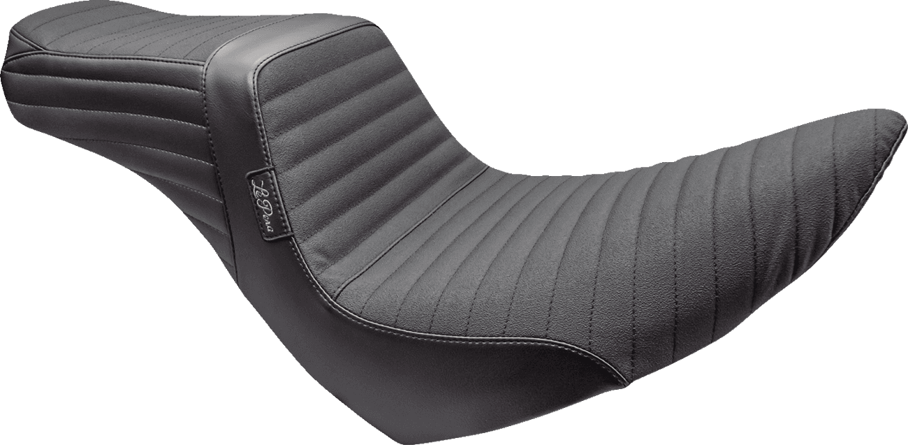 LE PERA 0802-1537 Tailwhip Seat - Pleated w/ Grip Tape - Black - FL/FX '18-'23