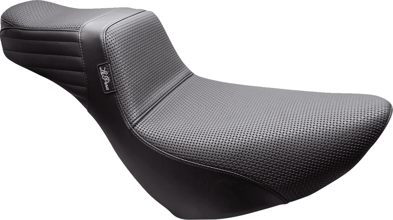 LE PERA 0802-1540 Tailwhip Daddy Long Legs Low Rider Seat - Basketweave - Black - FL/FX '18-'24