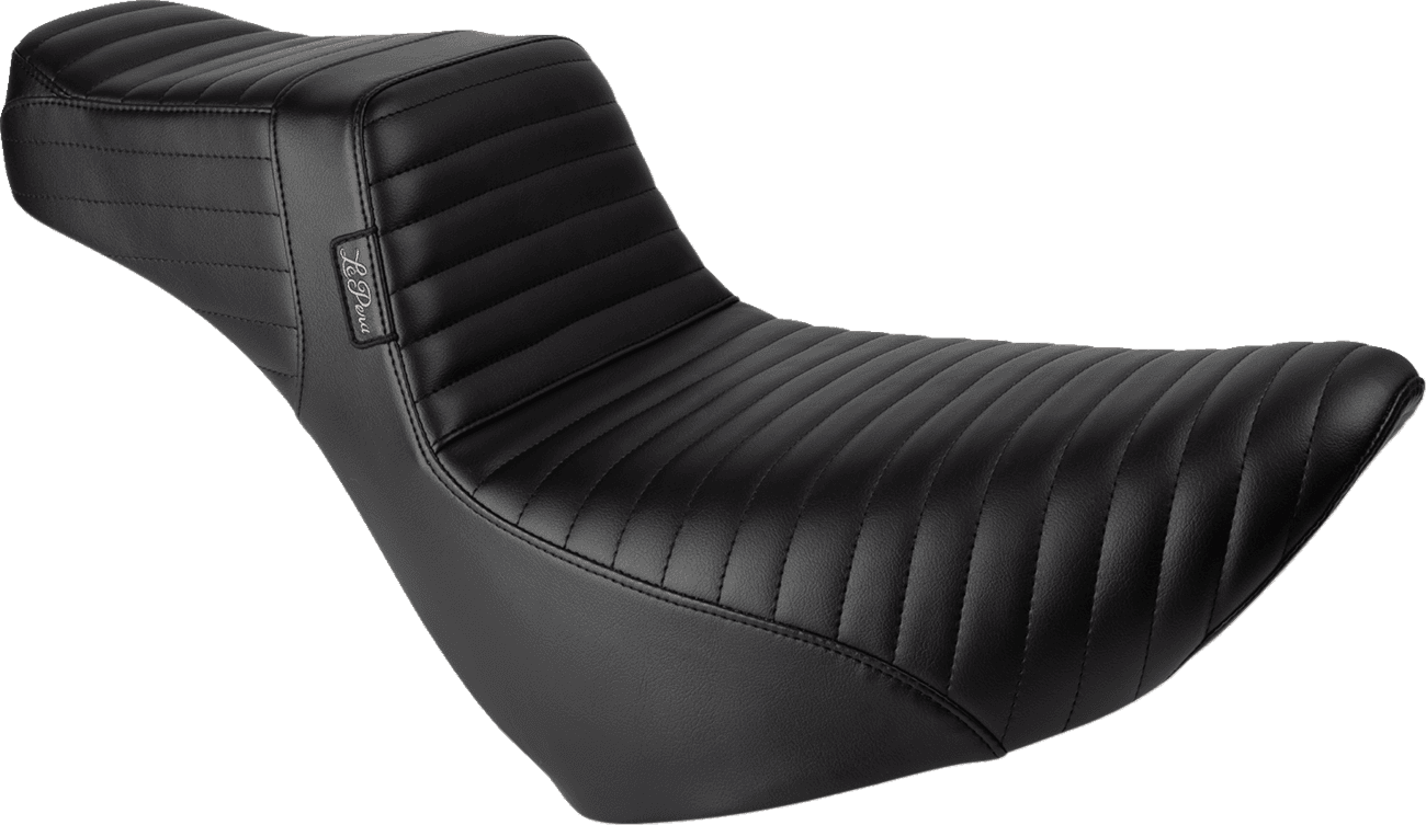 LE PERA 0802-1541 Tailwhip Daddy Long Legs Low Rider Seat - Pleated - Black - FL/FX '18-'24