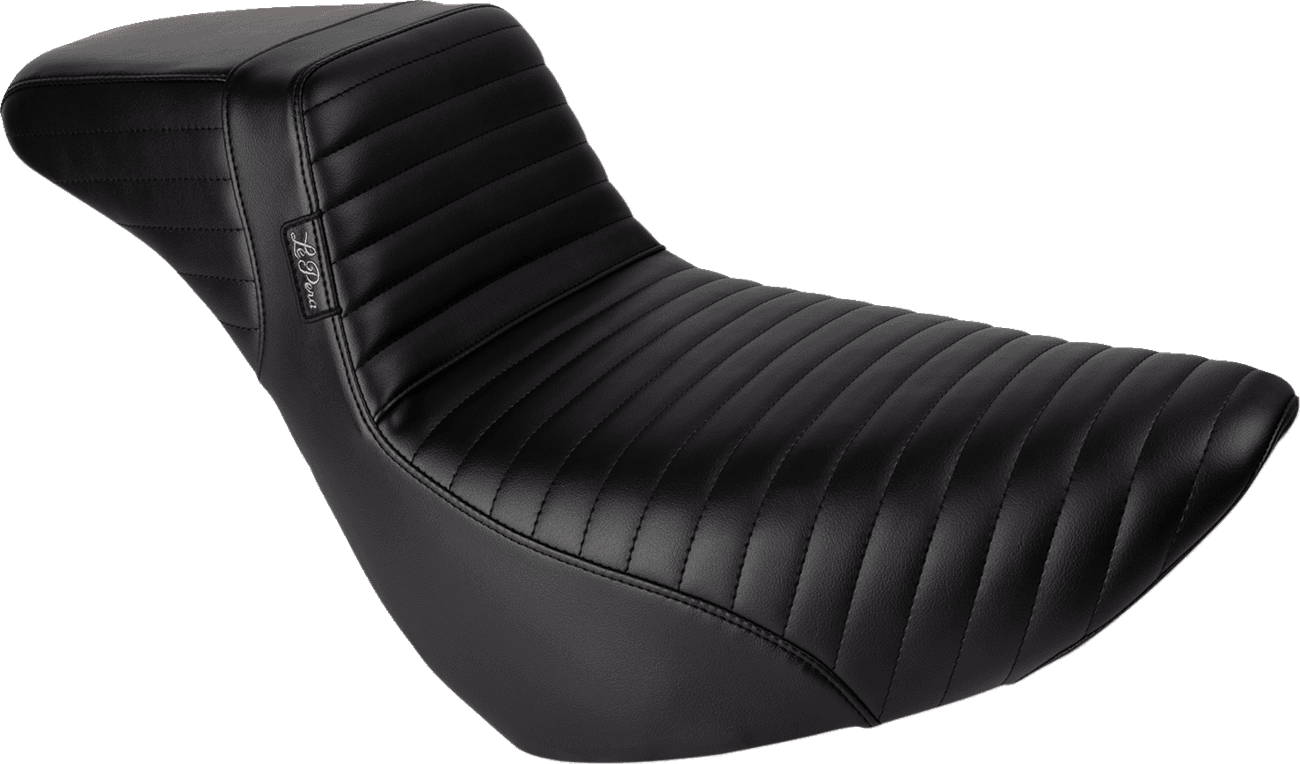 LE PERA 0802-1544 Kickflip Daddy Long Legs Low Rider Seat - Pleated - Black - FL/FX '18-'24