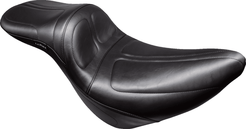 LE PERA 0802-1545 Tailwhip Daddy Long Legs Low Rider Seat - Maverick Stitch - Black - FL/FX '18-'25