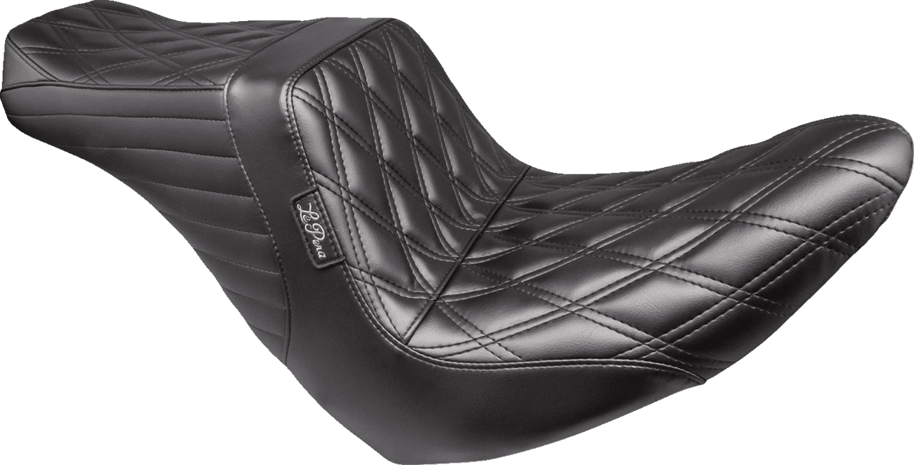 LE PERA 0802-1546 Tailwhip Up Seat - Double Diamond - Black - FLSB/FXLR '18-'24