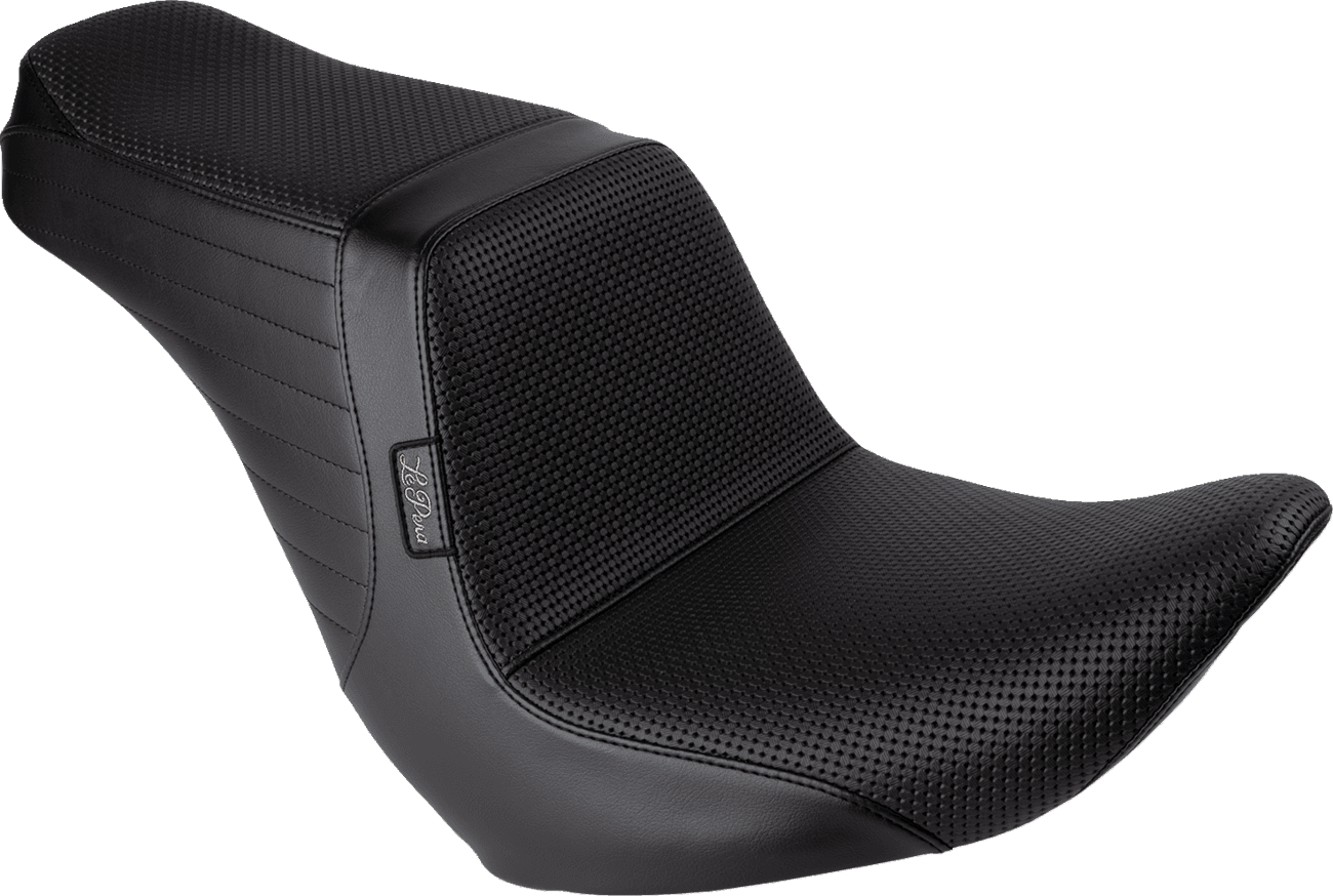 LE PERA 0802-1547 Tailwhip Up Front Seat - Basket Weave - Black - FLSB/FXLR '18-'24