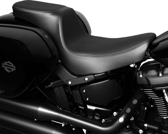 DRAG SPECIALTIES SEATS 0802-1639 Predator 2-Up Seat - Solar Leather - Smooth - FLSB/FXLRS '18-'24 — image 2 of 4