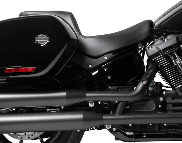 DRAG SPECIALTIES SEATS 0802-1639 Predator 2-Up Seat - Solar Leather - Smooth - FLSB/FXLRS '18-'24 — image 3 of 4