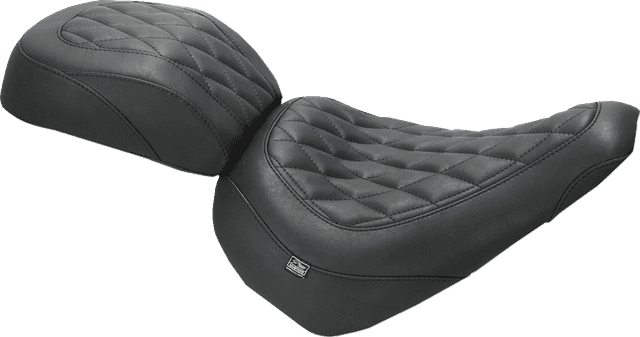 MUSTANG 0802-1662 Wide Tripper™ Solo Seat - no Backrest - Diamond - Black Stitch - FXBR '23-'25 — image 2 of 4