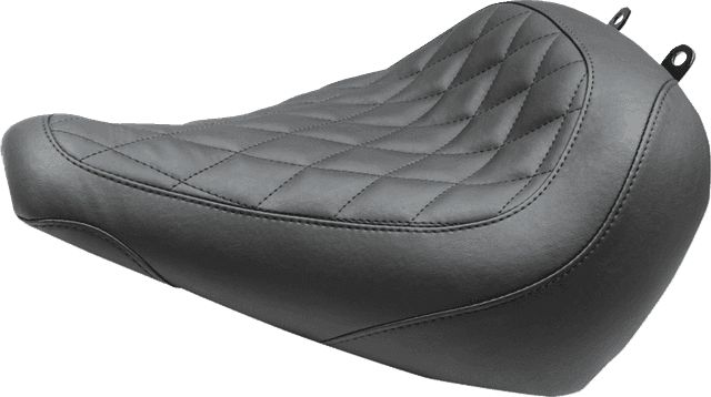 MUSTANG 0802-1662 Wide Tripper™ Solo Seat - no Backrest - Diamond - Black Stitch - FXBR '23-'25 — image 1 of 4