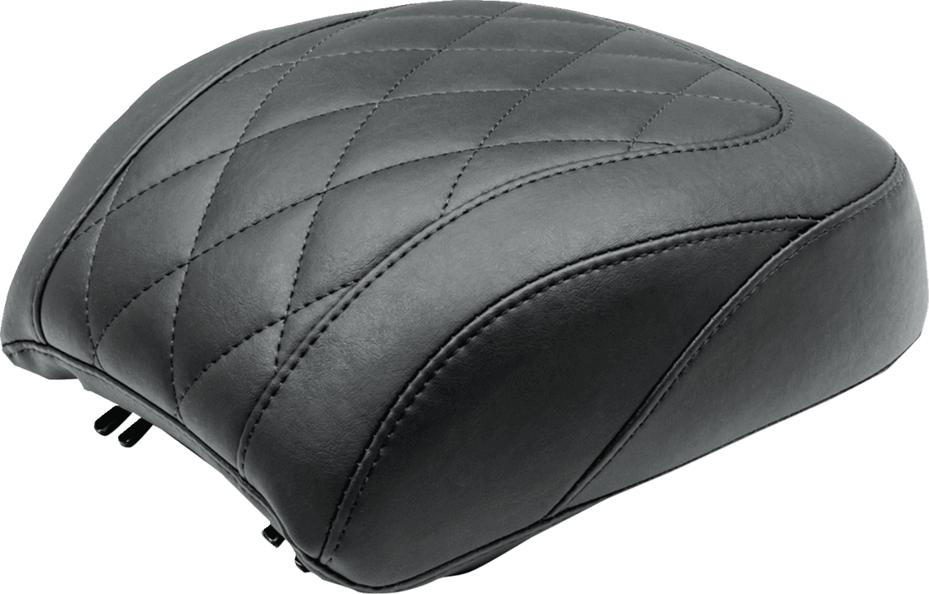 MUSTANG 0802-1664 Wide Tripper™ Passenger Seat - Diamond - Black Stitch - FXBR '23-'25