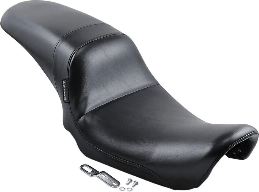 LE PERA 0803-0237 Daytona Sport Seat - Smooth - Black - Dyna '06-'17 — image 2 of 4