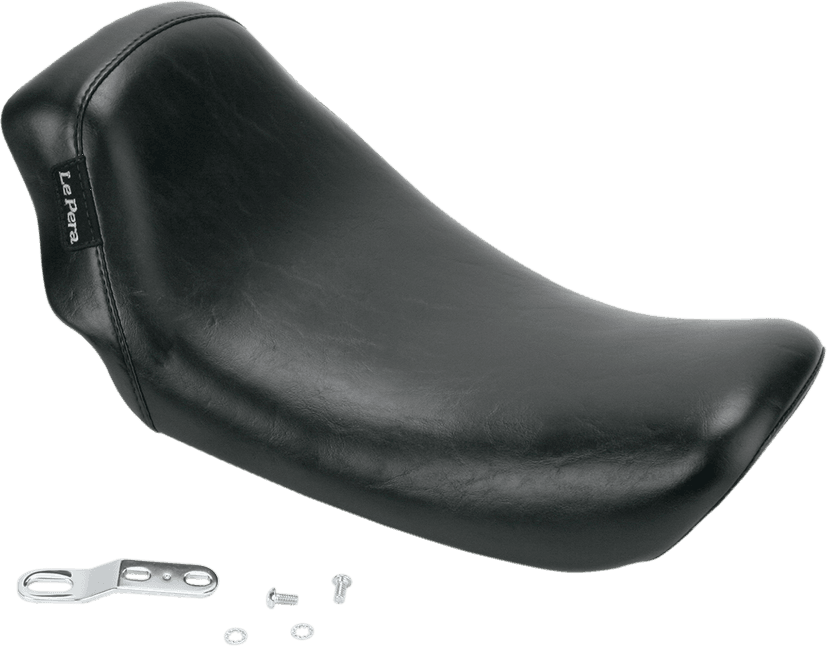 LE PERA 0803-0239 Bare Bones Solo Seat - Smooth - Black - Dyna '06-'17 — image 2 of 2
