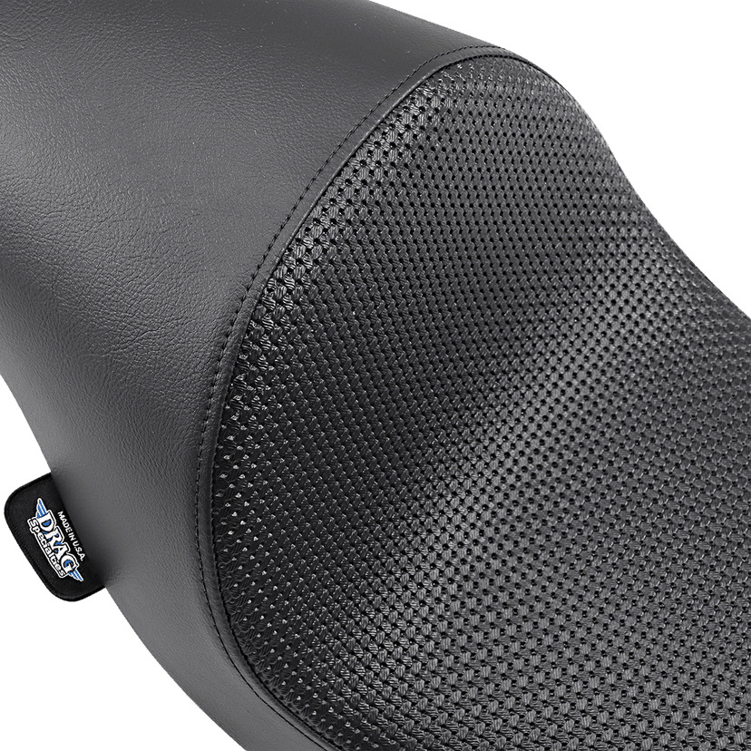 DRAG SPECIALTIES SEATS 0803-0545 3/4 Solo Seat - Low - Basketweave - FXD/FLD '06-'17 — image 2 of 3