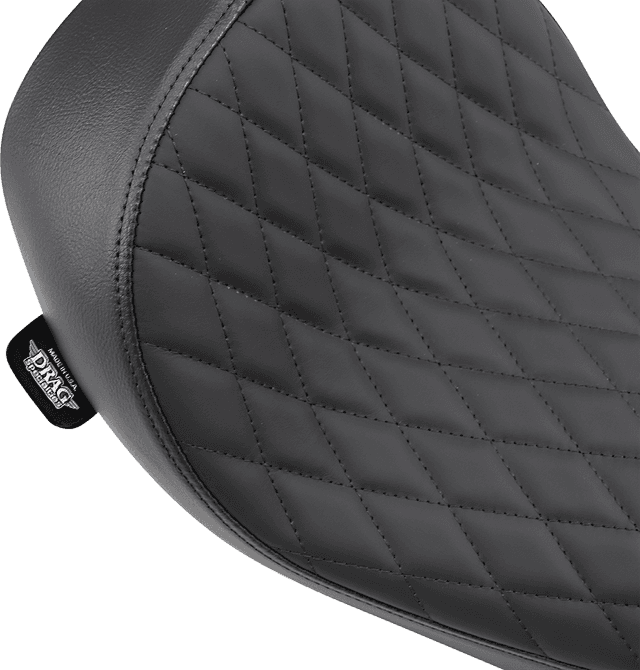 DRAG SPECIALTIES SEATS 0803-0547 Low Solo Seat - Diamond Stitch - FXD/FLD '06-'17 — image 2 of 3