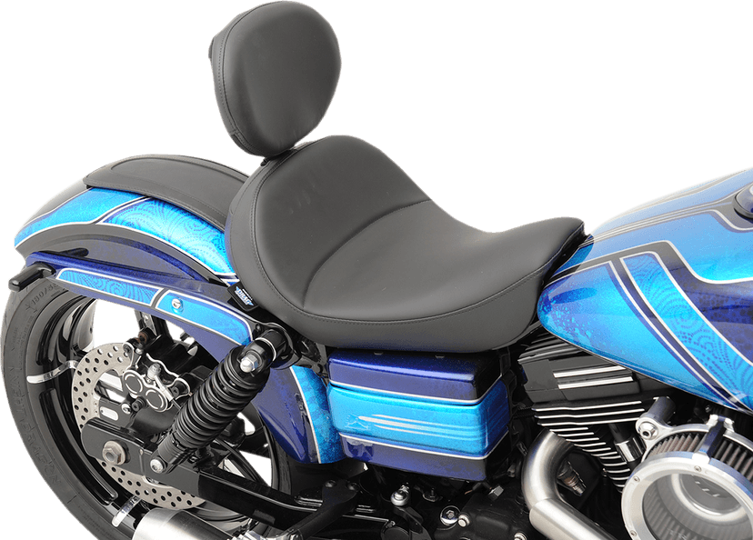 DRAG SPECIALTIES SEATS 0803-0555 Solo Seat - Mild Stitched - Driver's Backrest - FXD/FLD '06-'17 — image 3 of 12
