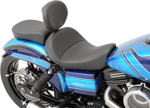 DRAG SPECIALTIES SEATS 0803-0555 Solo Seat - Mild Stitched - Driver's Backrest - FXD/FLD '06-'17 — image 7 of 12