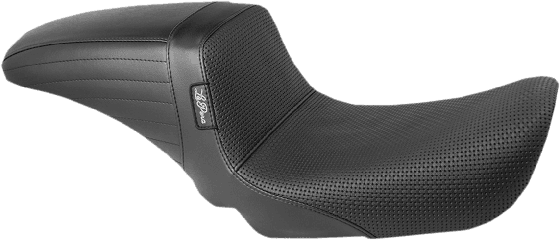 LE PERA 0803-0581 Kickflip Seat - Basketweave - Black - FXD '06-'17