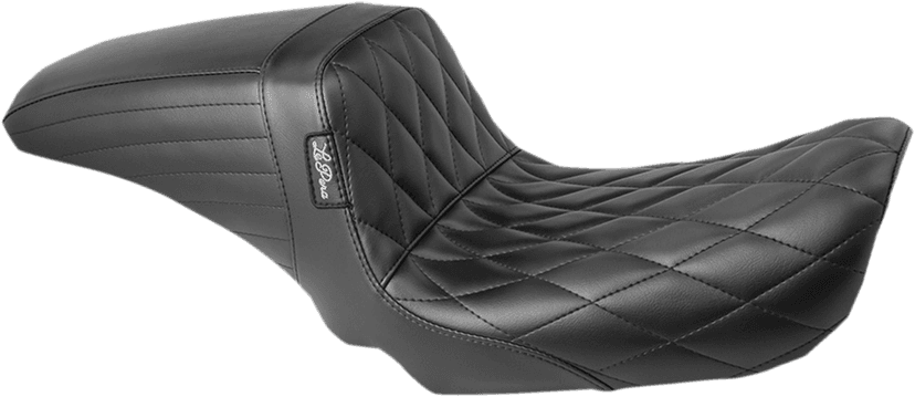 LE PERA 0803-0582 Kickflip Seat - Diamond - Black - FXD '06-'17