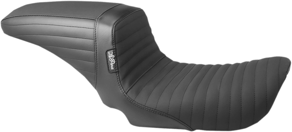 LE PERA 0803-0584 Kickflip Seat - Pleated w/ Gripp Tape - Black - FXD '06-'17