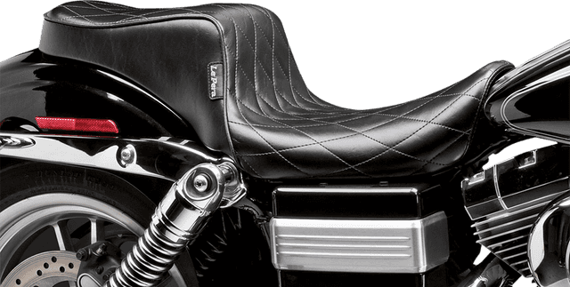 LE PERA 0803-0616 Cherokee Seat - Diamond Pleated - Black - FL/FX '06-'17 — image 3 of 3