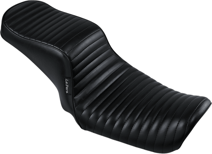 LE PERA 0803-0617 Cherokee Seat - Pleated - Black - FL/FX '06-'17 — image 1 of 3