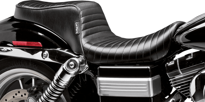 LE PERA 0803-0617 Cherokee Seat - Pleated - Black - FL/FX '06-'17 — image 3 of 3