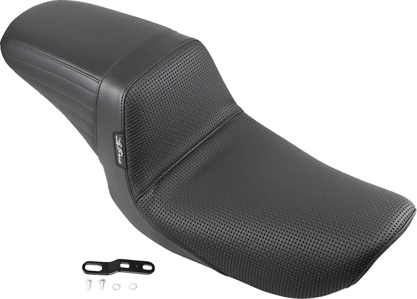 LE PERA 0803-0620 Kickflip Seat - Basketweave - Black - FXD '96-'03 — image 2 of 2