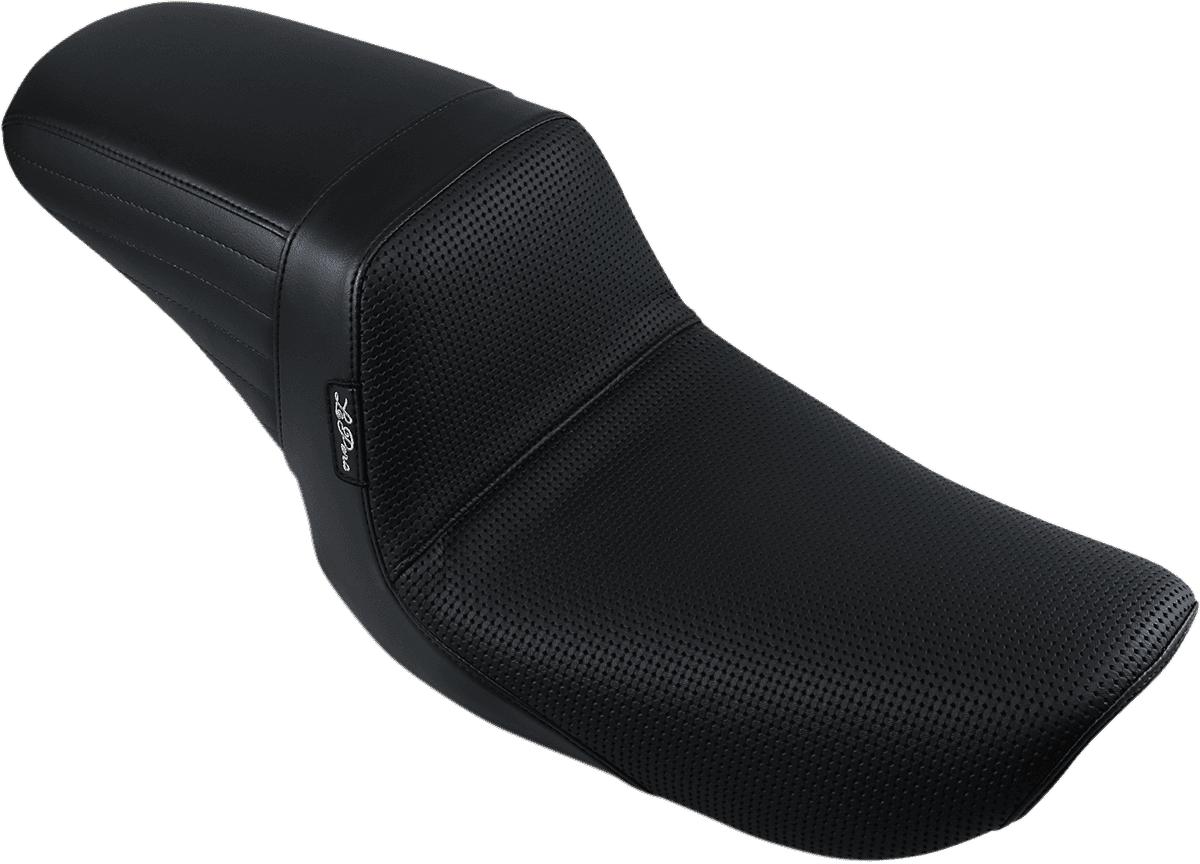 LE PERA 0803-0620 Kickflip Seat - Basketweave - Black - FXD '96-'03