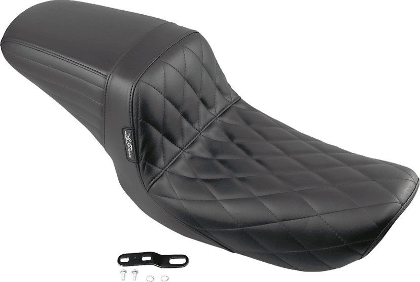 LE PERA 0803-0621 Kickflip Seat - Diamond - Black - FXD '96-'03 — image 2 of 2