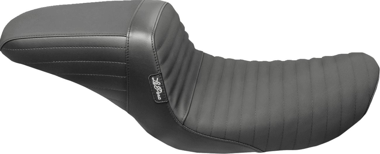 LE PERA 0803-0623 Kickflip Seat - Pleated w/ Gripp Tape - Black - FXD '96-'03