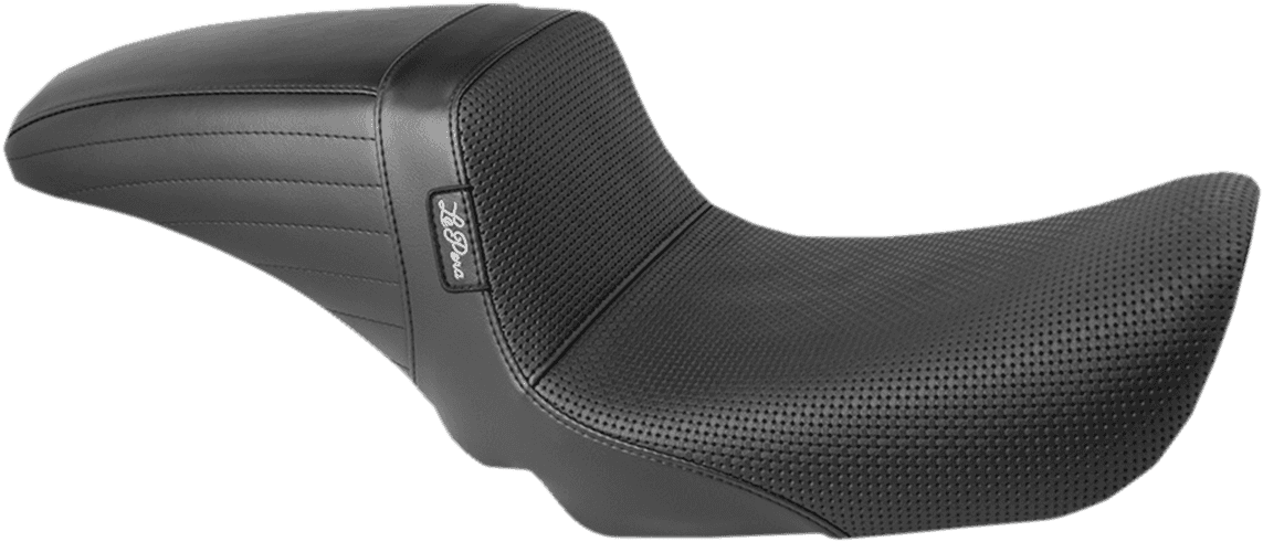 LE PERA 0803-0624 Kickflip Daddy Long Legs Seat - Basketweave - Black - FX '06-'17