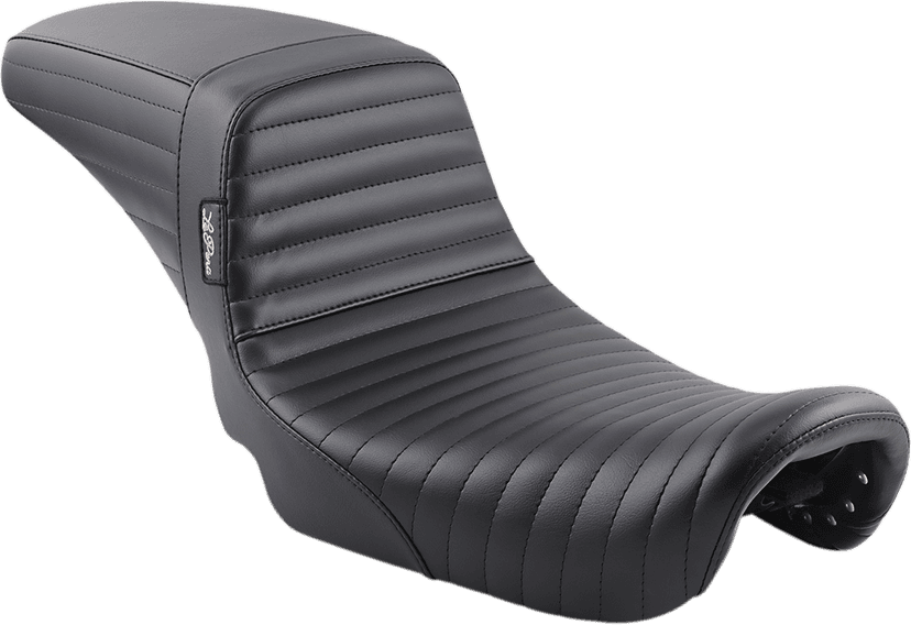 LE PERA 0803-0627 Kickflip Daddy Long Legs Seat - Pleated - Black - FX '06-17 — image 1 of 3