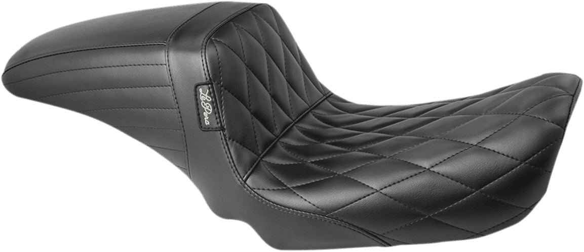 LE PERA 0803-0638 Kickflip Seat - Diamond - Black - FXD '04-'05