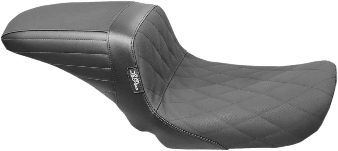LE PERA 0803-0639 Kickflip Seat - Diamond w/ Gripp Tape - Black - FXD '04-'05