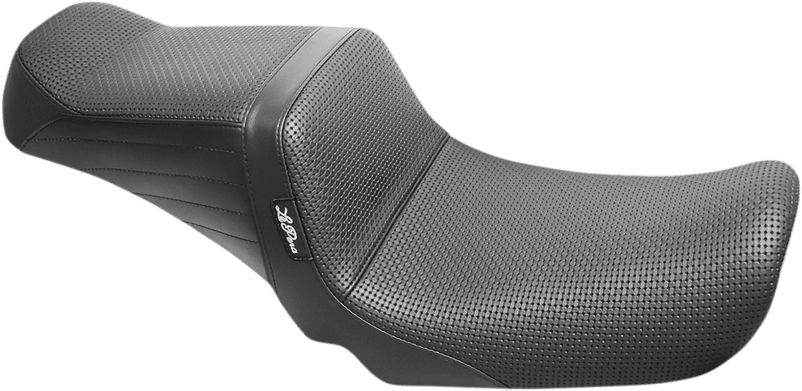 LE PERA 0803-0642 Tailwhip Seat - Basketweave - Black - FXD '06-'17