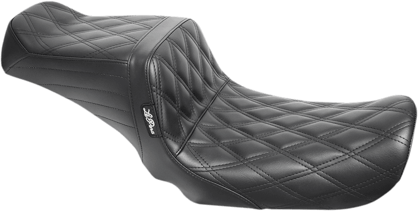 LE PERA 0803-0643 Tailwhip Seat - Double Diamond - Black - FXD '06-'17 — image 1 of 2