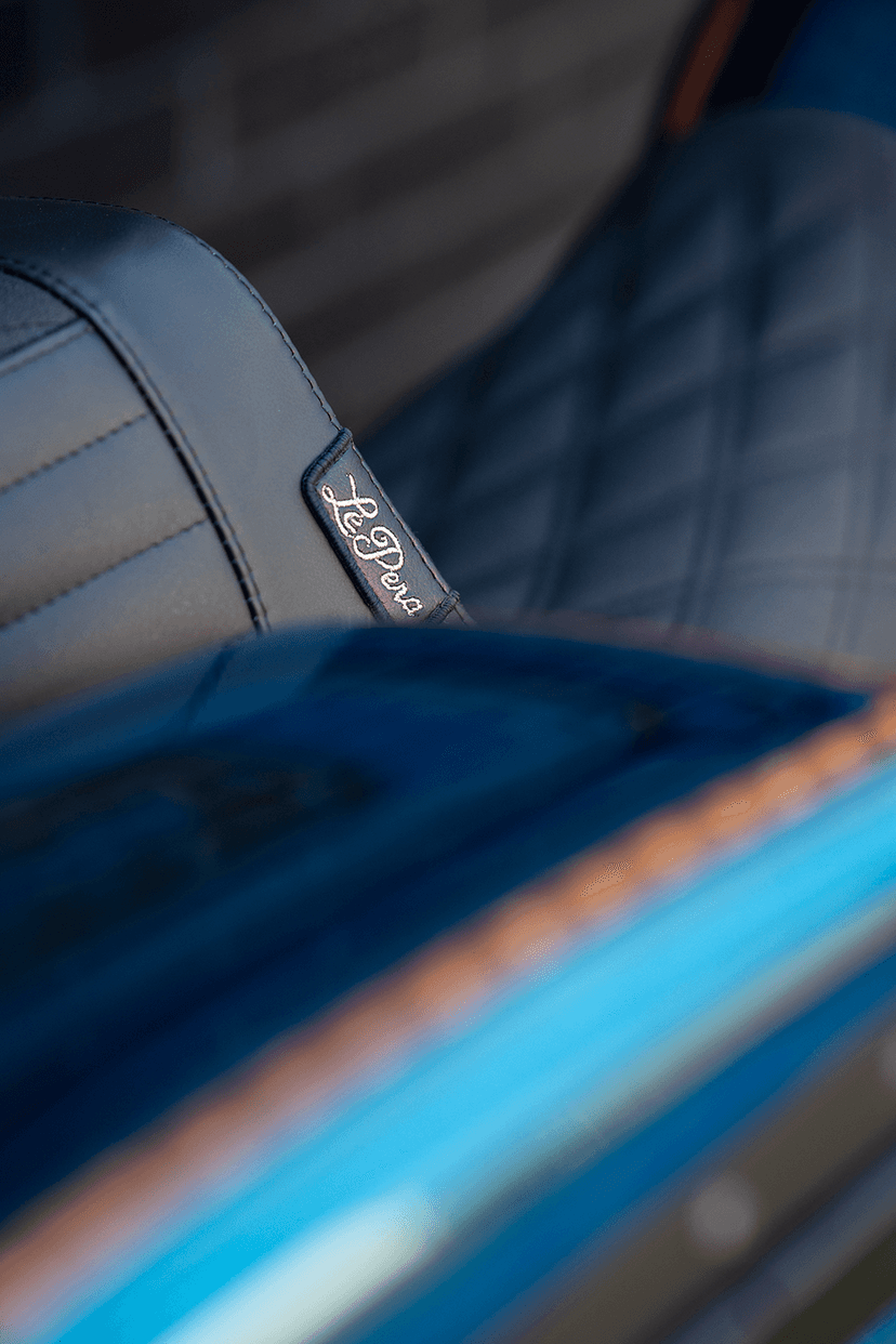 LE PERA 0803-0643 Tailwhip Seat - Double Diamond - Black - FXD '06-'17 — image 2 of 2