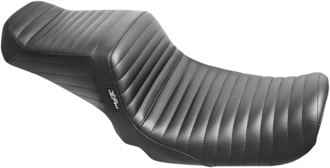 LE PERA 0803-0644 Tailwhip Seat - Pleated - Black - FXD '06-'17