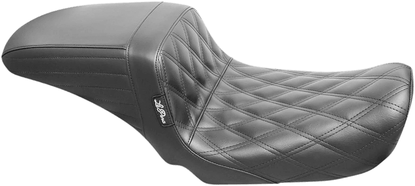 LE PERA 0803-0645 Kickflip Seat - Double Diamond - Black - FXD '06-'17