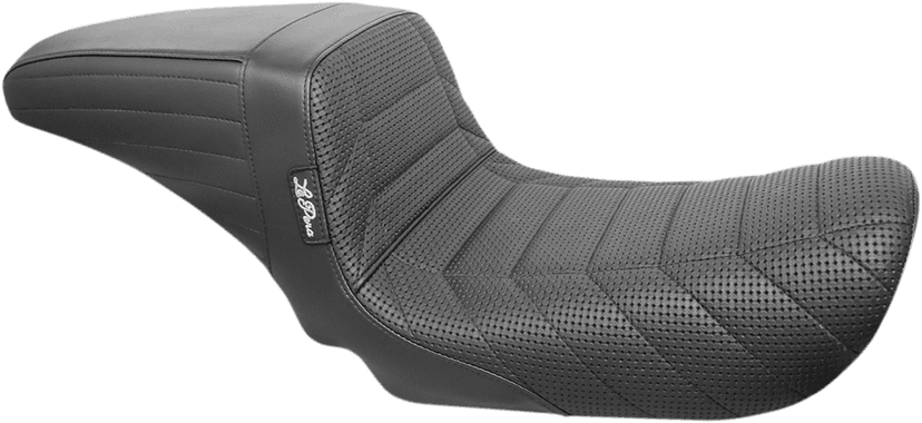 LE PERA 0803-0647 Kickflip Seat - Flat Track Stitch - Black - FXD '06-'17