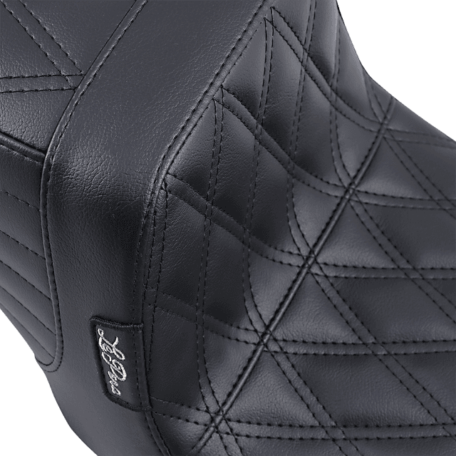 LE PERA 0803-0687 Tailwhip Seat - Double Diamond - Black - FXD '99-'03 — image 2 of 2