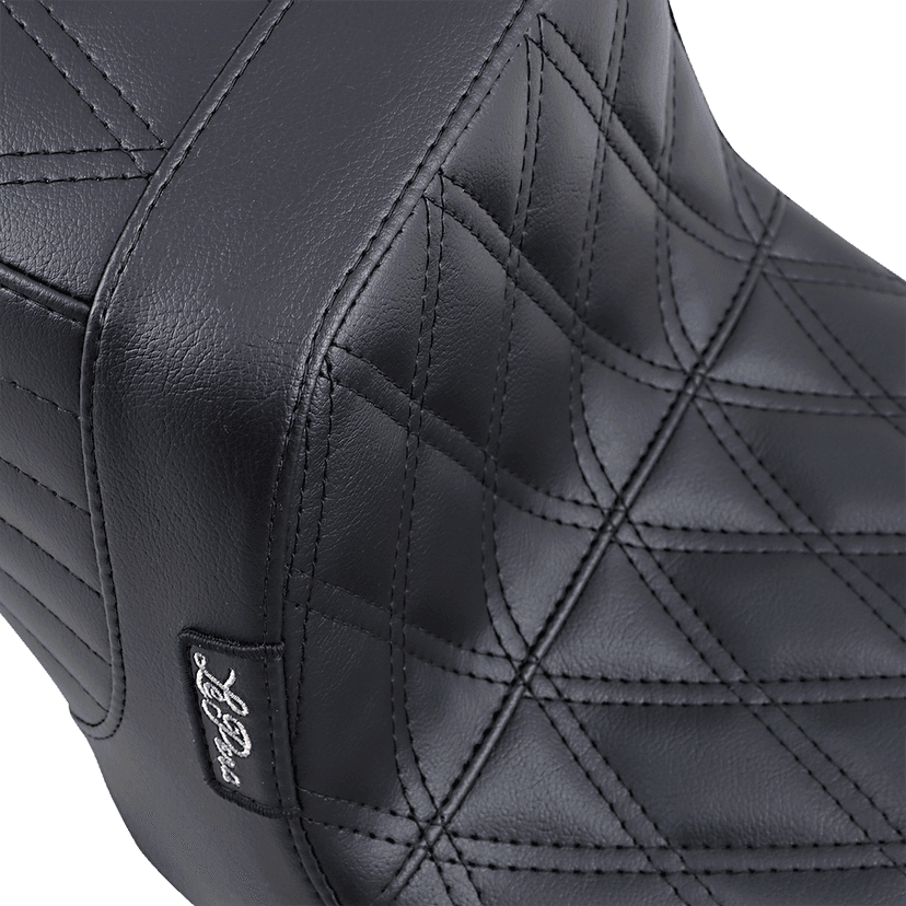 LE PERA 0803-0687 Tailwhip Seat - Double Diamond - Black - FXD '99-'03 — image 2 of 2