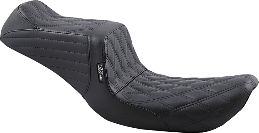 LE PERA 0803-0687 Tailwhip Seat - Double Diamond - Black - FXD '99-'03 — image 1 of 2