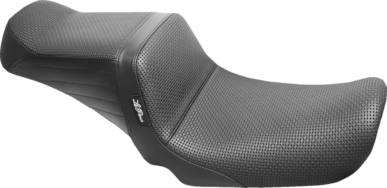 LE PERA 0803-0756 Tailwhip Seat - Basketweave - Black - FXD '04-'05