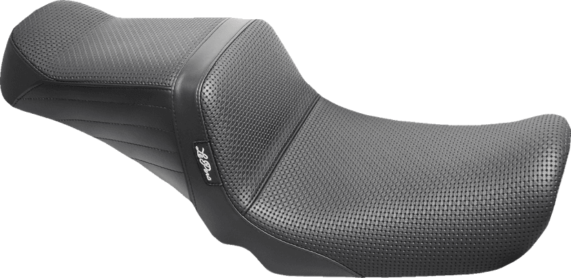 LE PERA 0803-0756 Tailwhip Seat - Basketweave - Black - FXD '04-'05