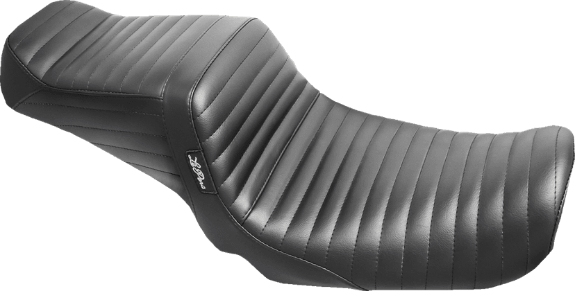 LE PERA 0803-0757 Tailwhip Seat - Pleated - Black - FXD '04-'05