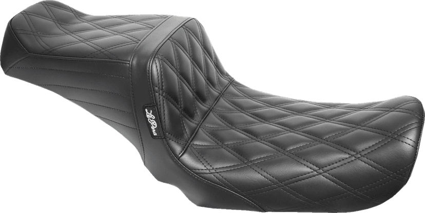 LE PERA 0803-0758 Tailwhip Seat - Double Diamond - Black - FXD '04-'05