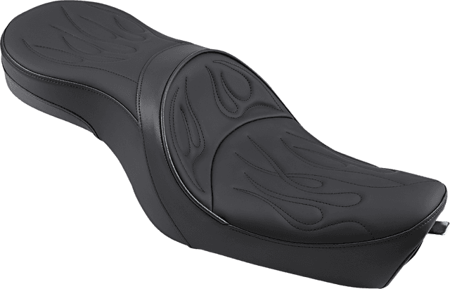 DRAG SPECIALTIES SEATS 0804-0260 Low Profile Seat - Flame Stitched - XL '04-'22 — image 1 of 3